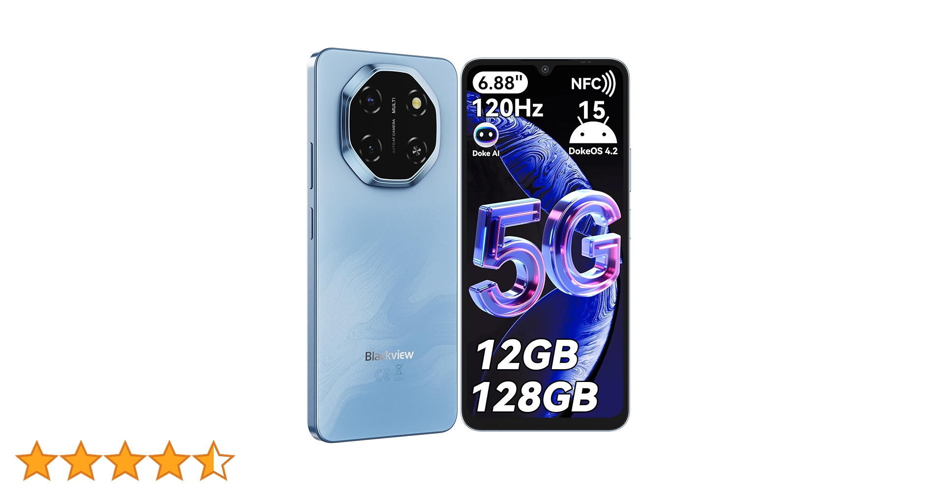 Amazon | Blackview Shark6 SIMフリー スマホ 5G対応 Android 15